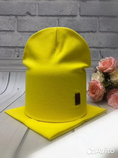 Новая деми шапка со снудом