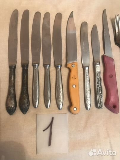 Ножи кухонные Вилки Открывашки СССР от