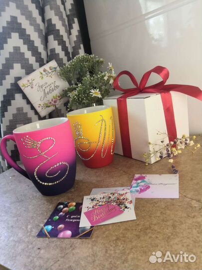 Кружка с буквой