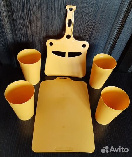 Набор посуды для пикника на 4 персоны, 19 предмето