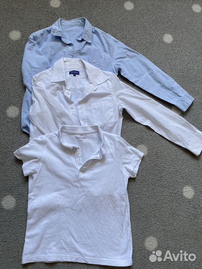 Рубашки на мальчика 122 128