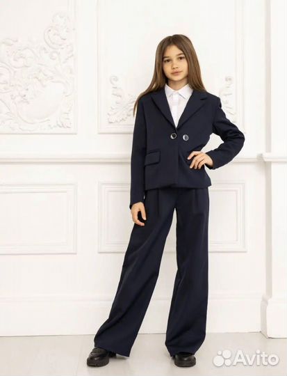 Костюм школьный брючный 152-158 новый
