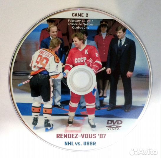 Хоккей СССР - нхл Рандеву 1987 на двух DVD дисках