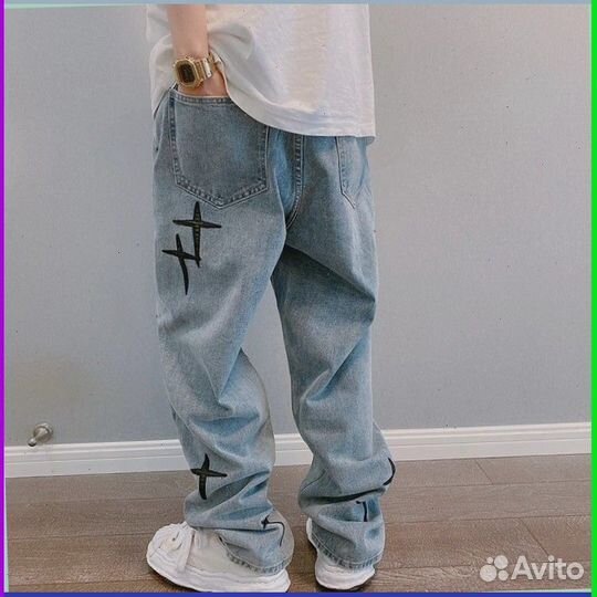 Штаны карго Y2K с крестами (96331 Artikle: )