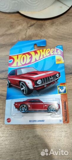 Hot wheels модель Camaro copo 69. Оригинал