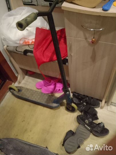 Трюковой самокат tech team