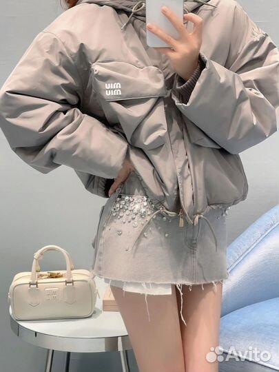 Парка куртка бомбер miu miu