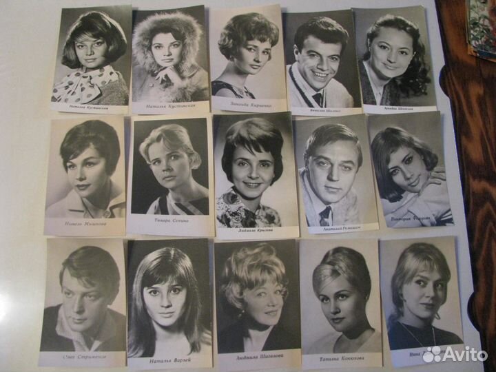 Фото артистов советского кино 60-80х годов, 73шт
