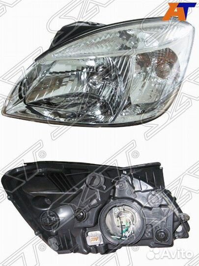 Фара KIA RIO 05-11 LH хром