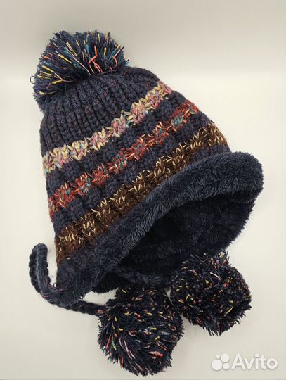 Тёплые шапочка и снуд