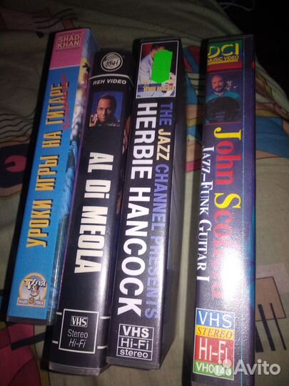 Видеошколы(гитара) , концерты на видео кассетах
