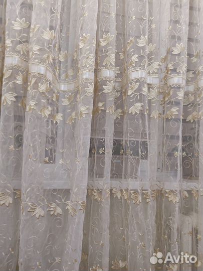 Штора тюль органза