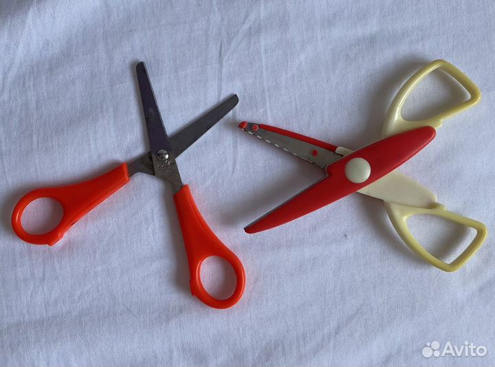 Детские ножницы зиг-заг