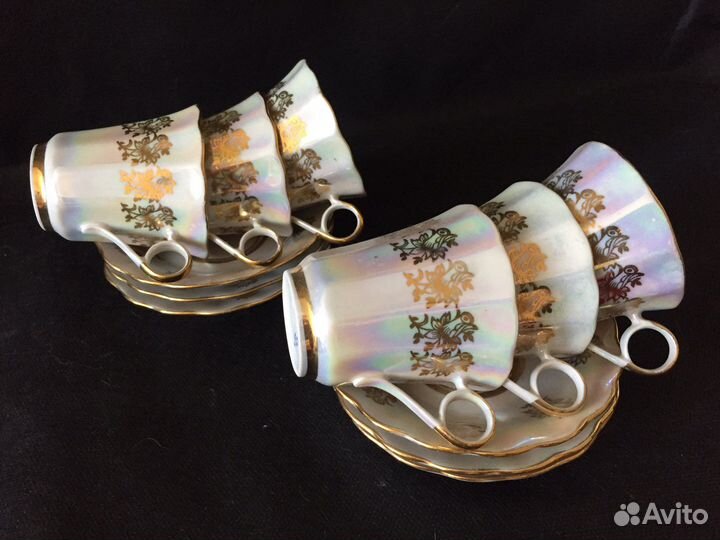 Кофейный набор фарфор СССР Винтаж