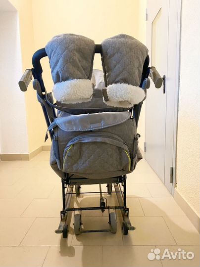 Санки коляска ника kids