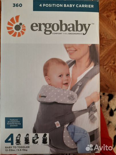 Эргорюкзак ergobaby 360 carrier Вьетнам