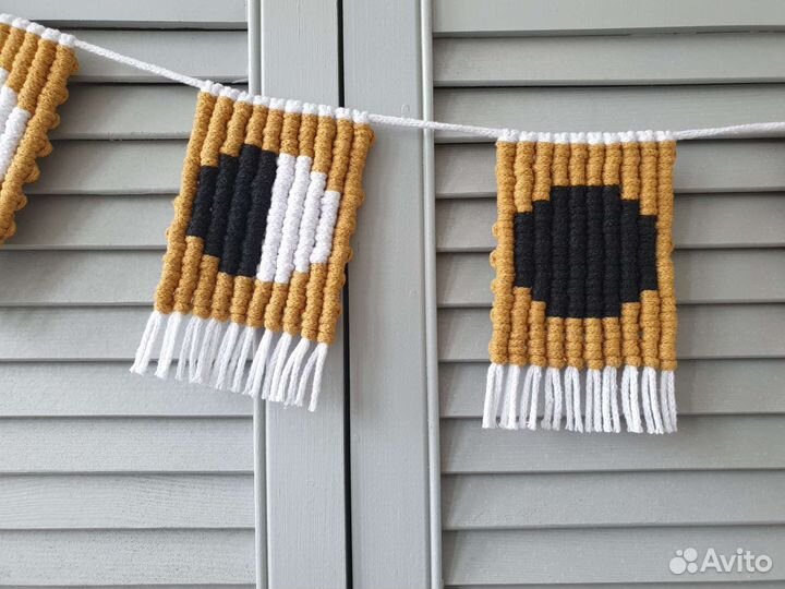 Лунная гирлянда. Макраме