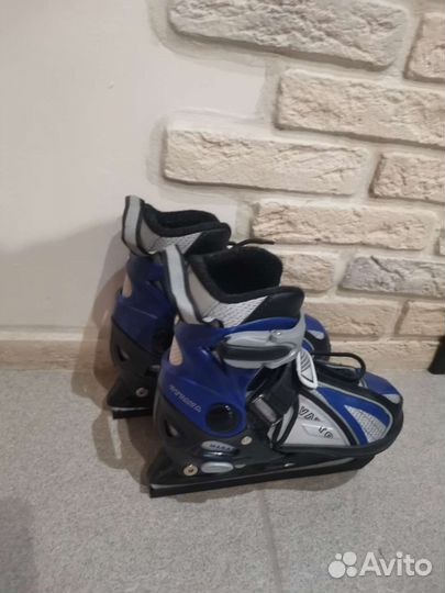 Коньки детские раздвижные 29 32