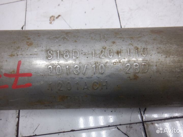 Средняя часть глушителя Chery indiS S18D