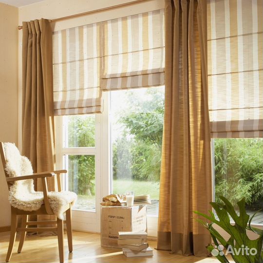 Римские шторы по индивид. размерам