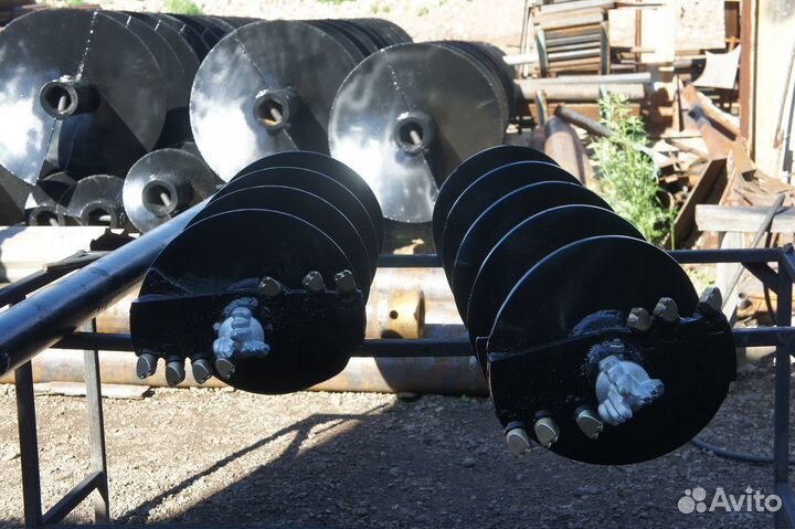 Буровой шнек, для гидробуров, ямобуров, бкм, кму