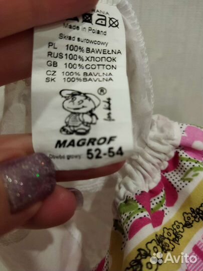 Две панамы для девочки разм 52-54