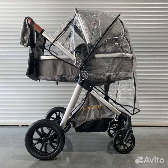 Коляска 2в1 трансформер (серый цвет)