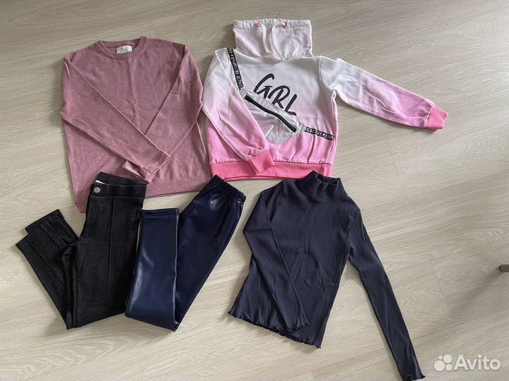 Вещи пакетом на девочку 134-140