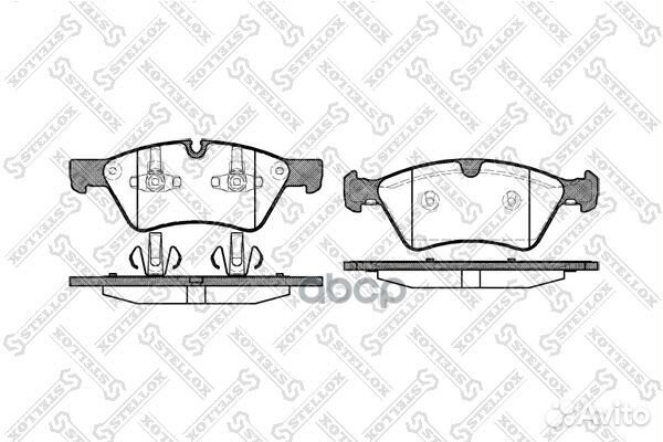 1190 000-SX 1179 00 колодки дисковые п MB W16