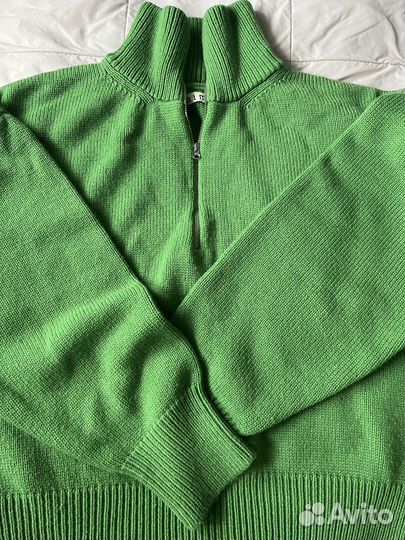 Свитер Aim clo с замком зеленый