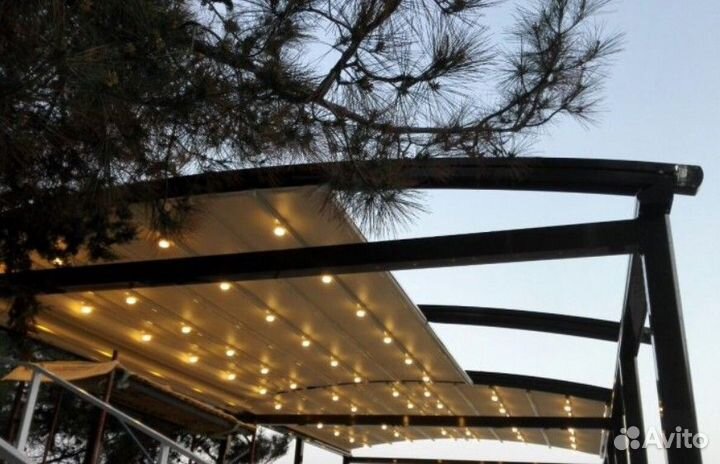 Пергола Diamant со встроенной подсветкой