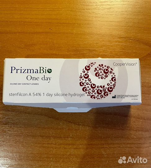 Линзы контактные однодневные -1, 29шт