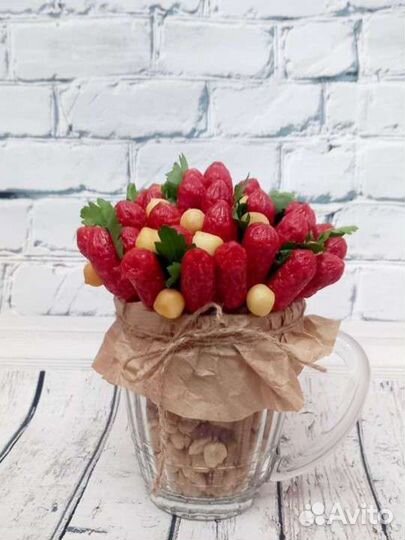 Мужской букет. Съедобный букет