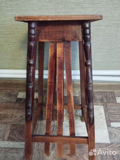 Подставка для цветов напольная деревянная