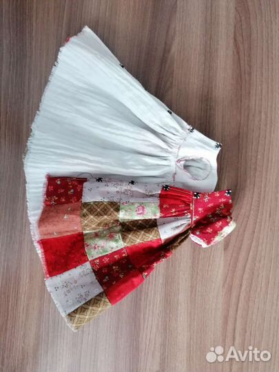 Лоскутные платье