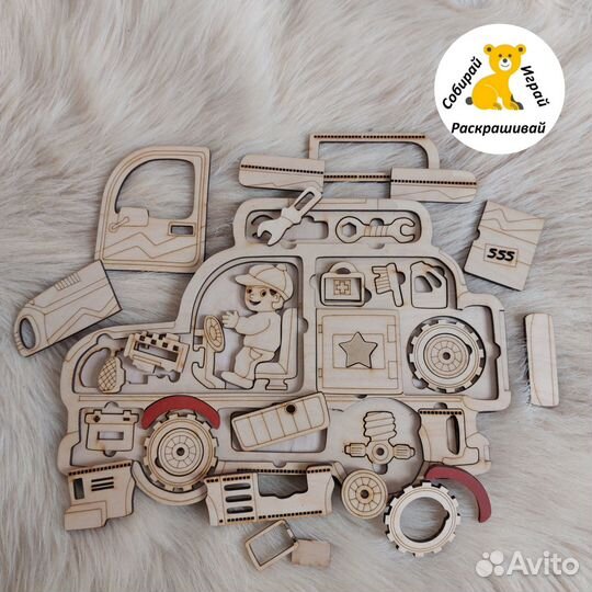 Деревянные пазлы