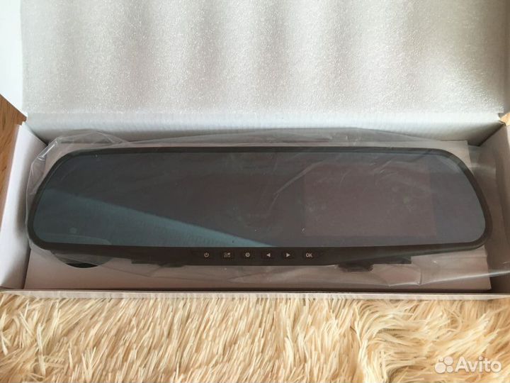 Зеркало-видеорегистратор с камерой З/В + установка