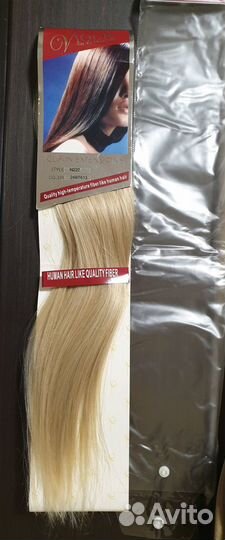 Волосы на заколках