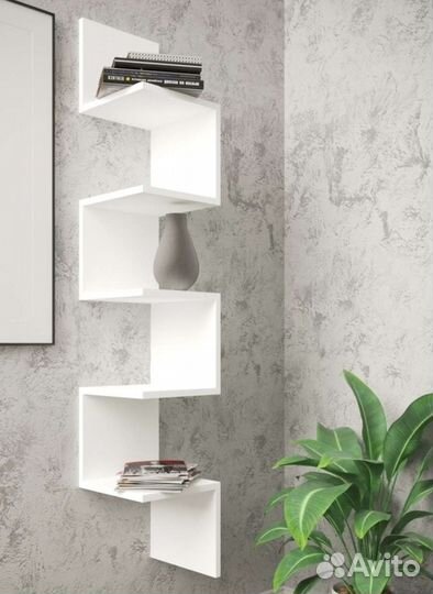Полка настенная угловая