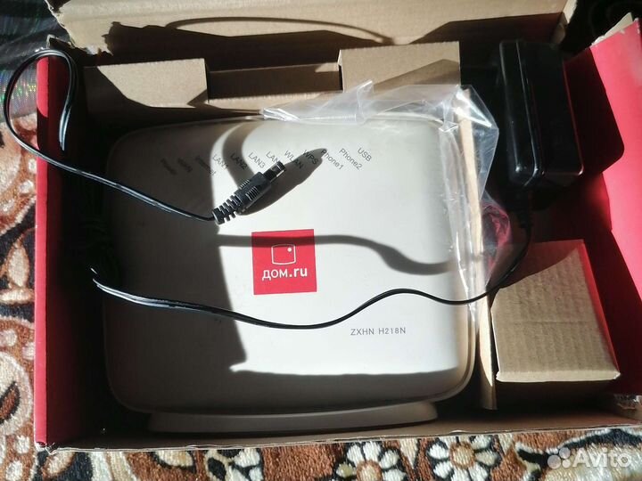 Беспроводной маршрутизатор ZTE zxhn H218N