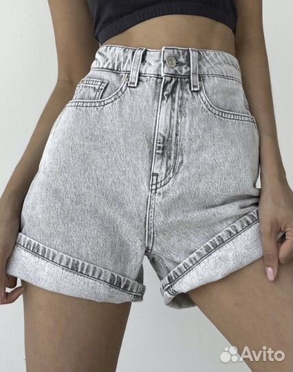 Шорты с завышенной талией