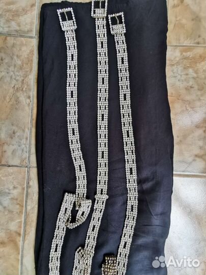 Ремень пояс женский из камней