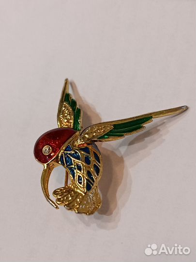 Брошь Колибри