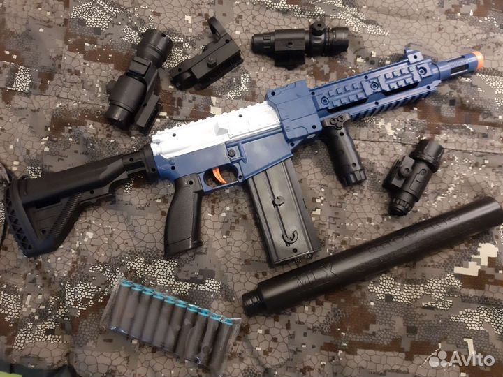 Игрушка автомат с пулями