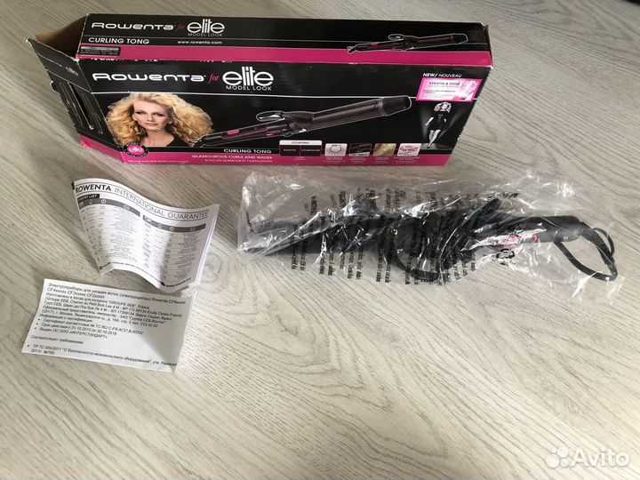 Щипцы для завивки Rowenta elite