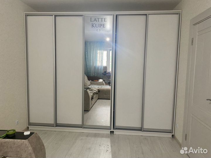 Шкаф-купе Версаль, 400-220-45, белый, 5-ти дверный