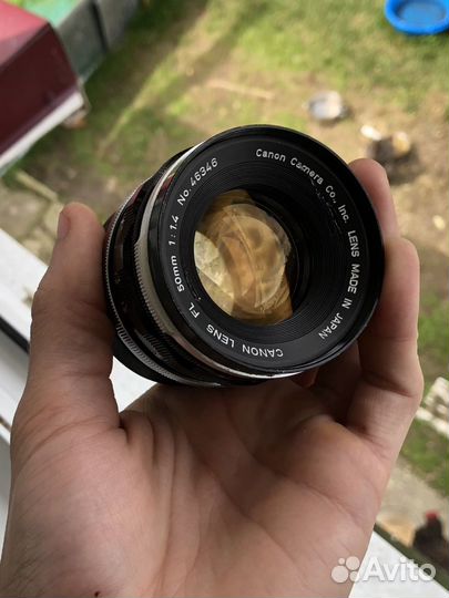 Canon FL 50mm f1.4 для sony E nex