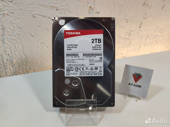 Жесткий диск для пк Toshiba hdwa120 2TB
