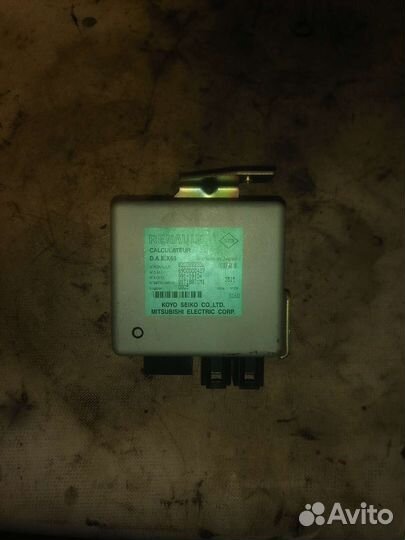 Блок управления эур renault clio