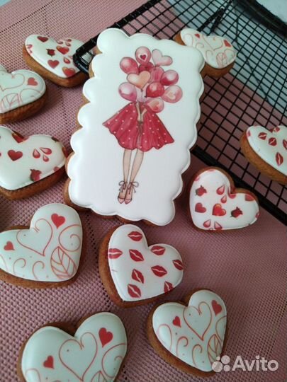 Имбирные пряники, леденцы, топперы